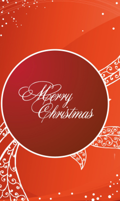Das Merry Christmas Greeting Wallpaper 240x400