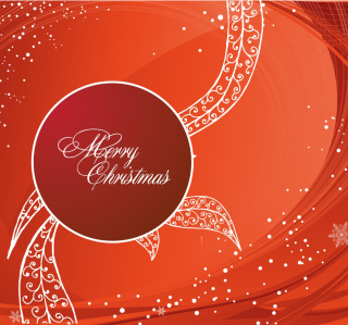 Merry Christmas Greeting Background for iPad