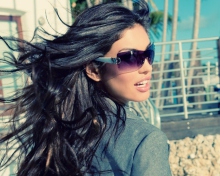 Girl In Sunglasses wallpaper 220x176