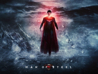 Das Superman Man Of Steel Wallpaper 320x240