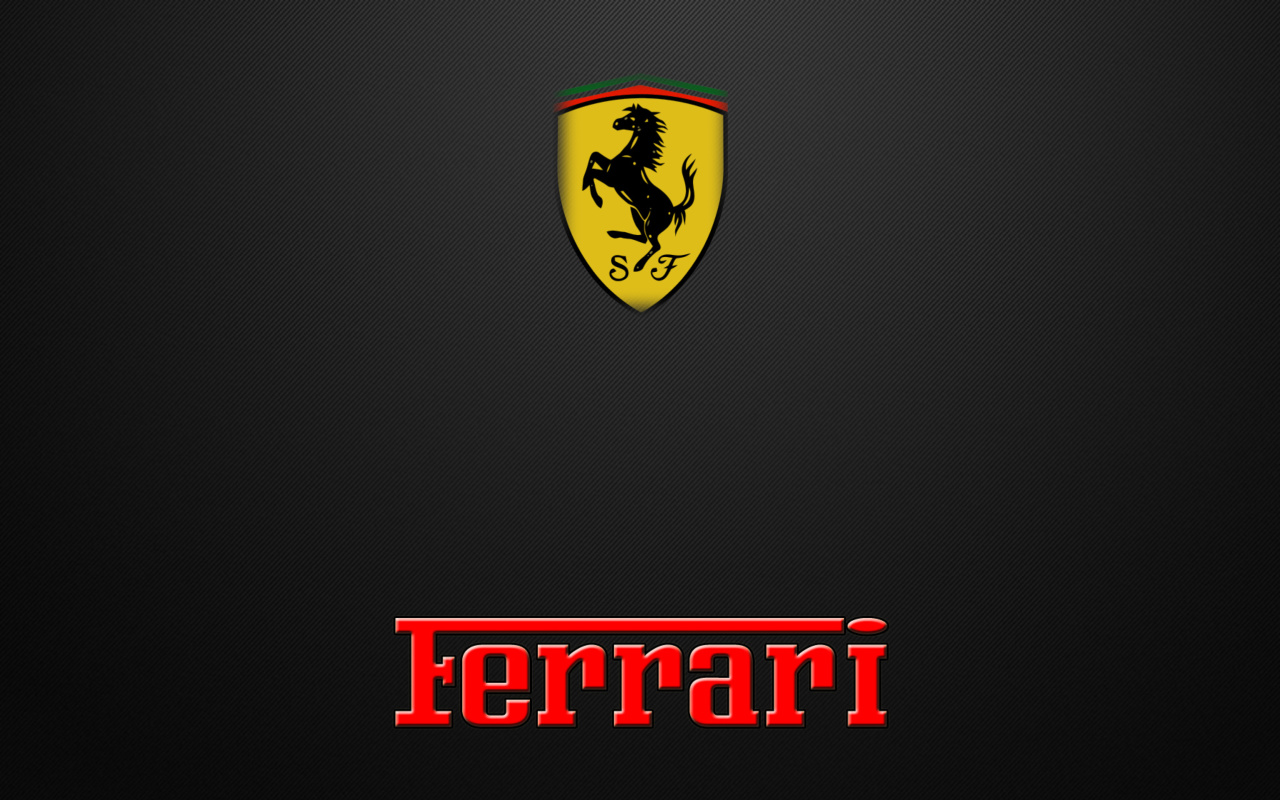 Das Ferrari Emblem Wallpaper 1280x800