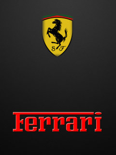 Fondo de pantalla Ferrari Emblem 240x320