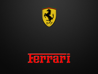 Fondo de pantalla Ferrari Emblem 320x240