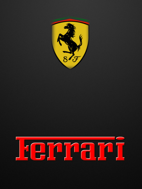 Das Ferrari Emblem Wallpaper 480x640
