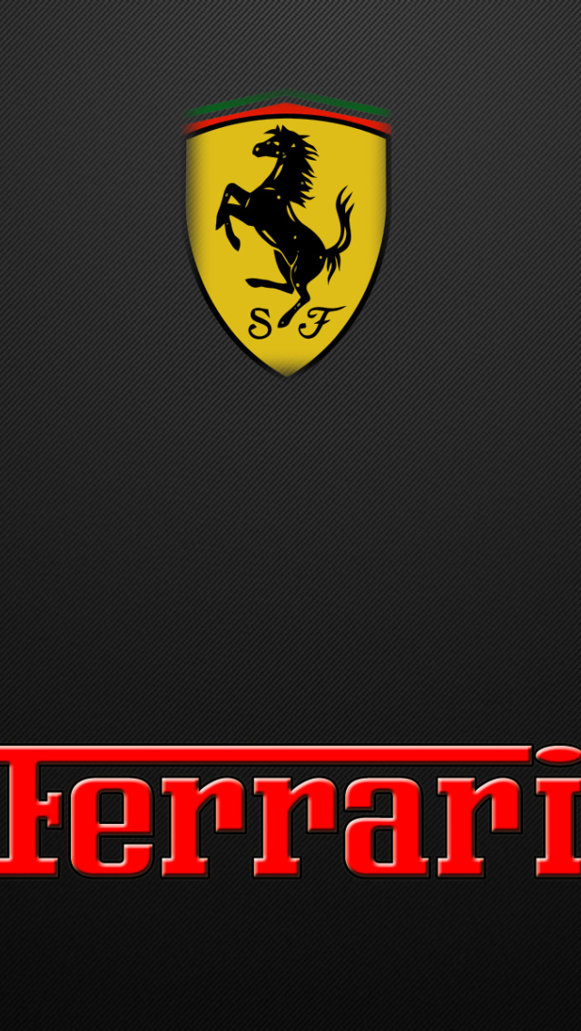 Sfondi Ferrari Emblem 640x1136