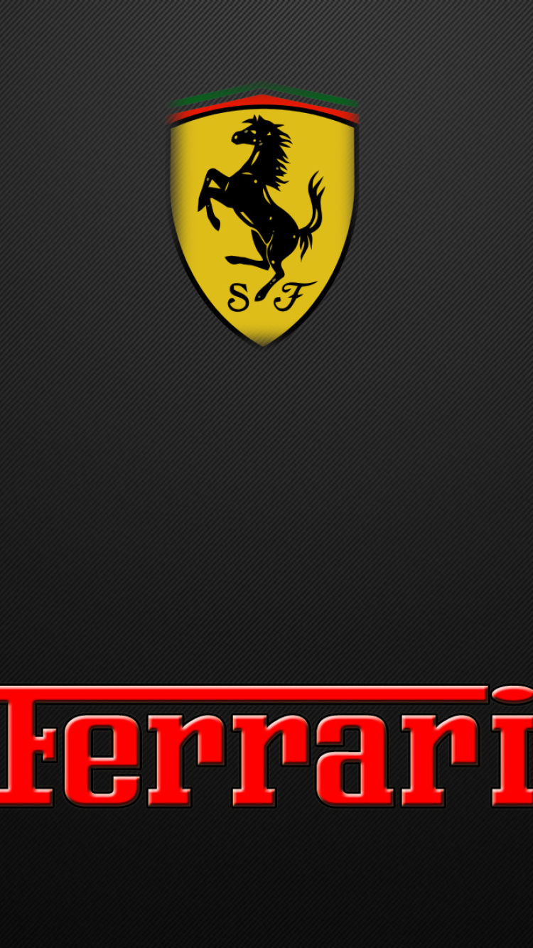 Fondo de pantalla Ferrari Emblem 750x1334