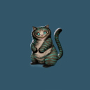 Fondo de pantalla Cheshire Cat 128x128
