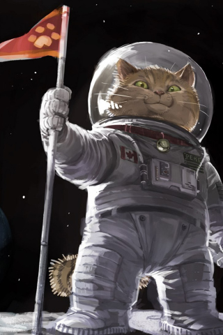 Cat Space Invader screenshot #1 320x480