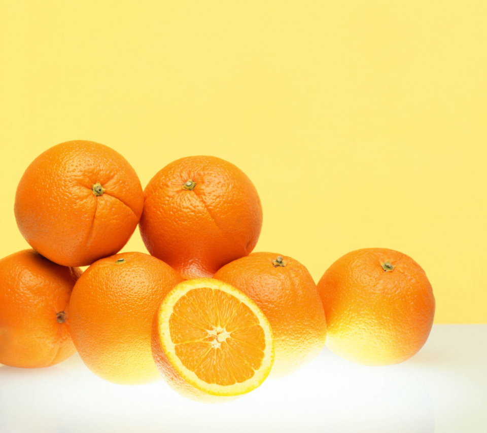 Das Fresh Oranges Wallpaper 960x854
