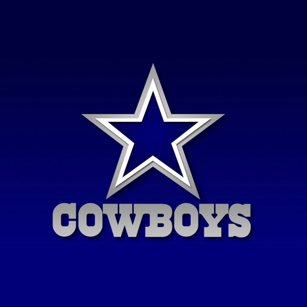 Обои Dallas Cowboys Blue Star 1024x1024