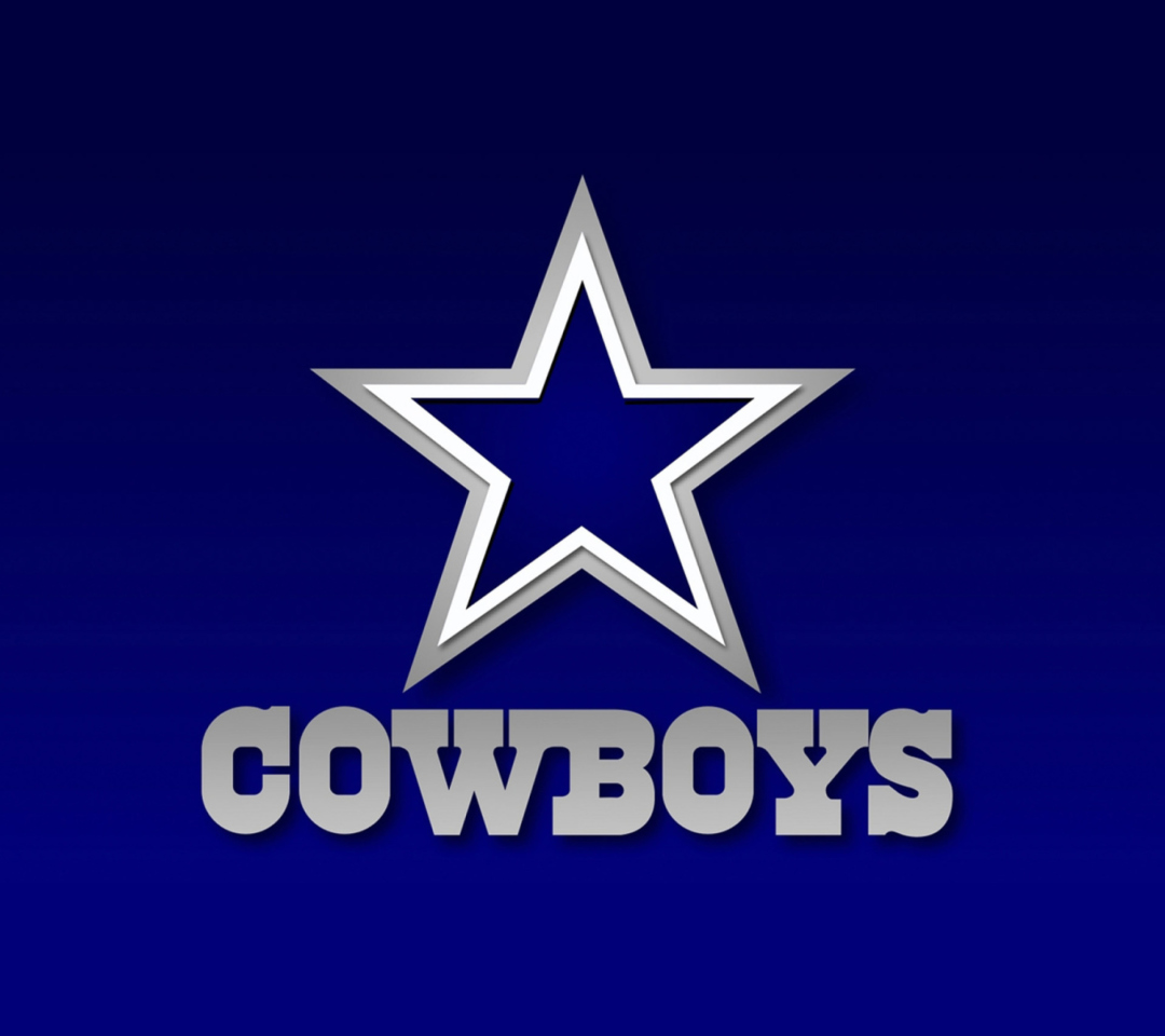 Обои Dallas Cowboys Blue Star 1080x960