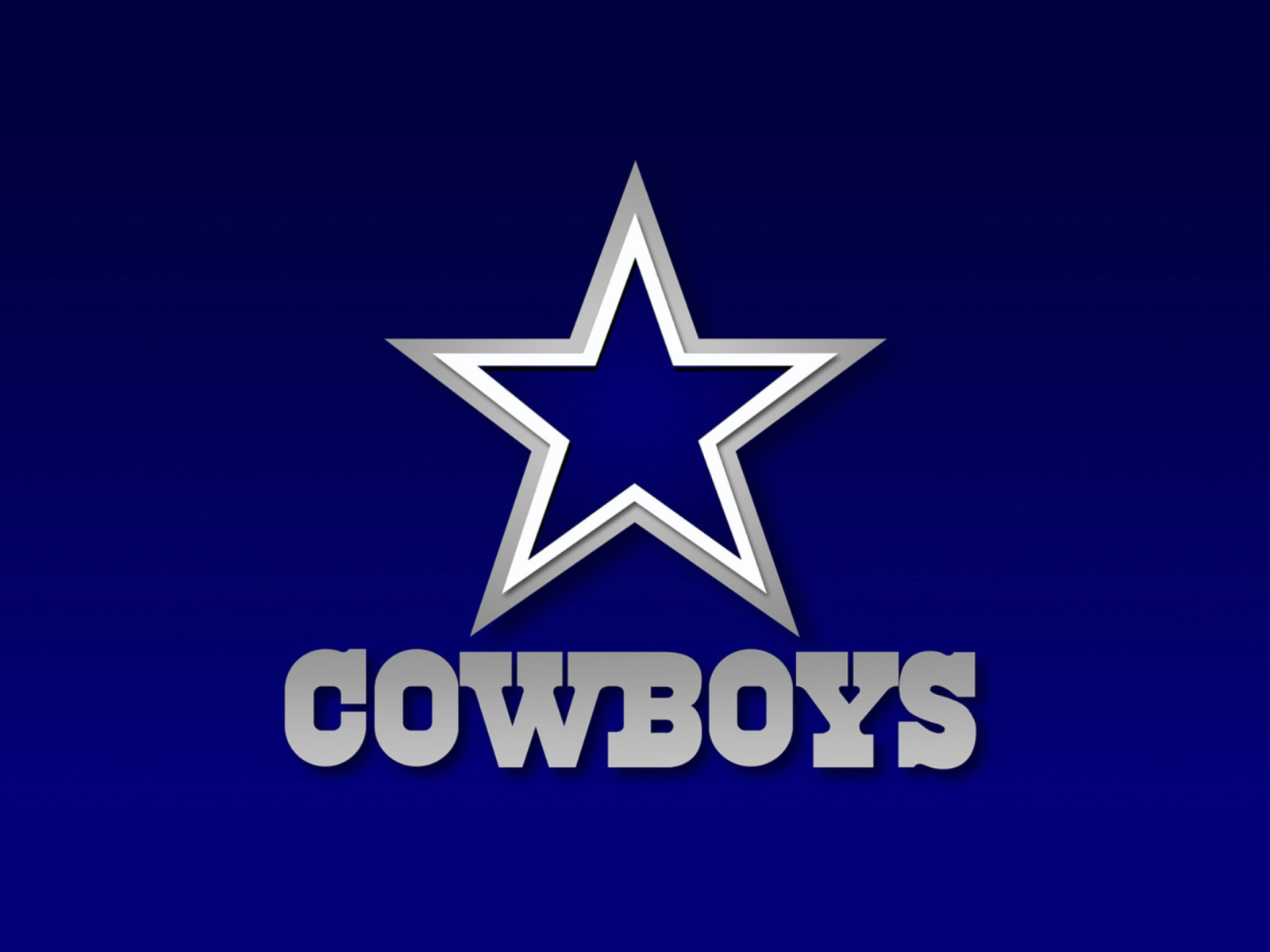 Screenshot №1 pro téma Dallas Cowboys Blue Star 1600x1200