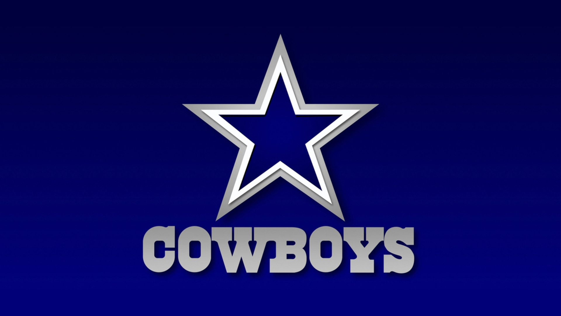 Screenshot №1 pro téma Dallas Cowboys Blue Star 1920x1080