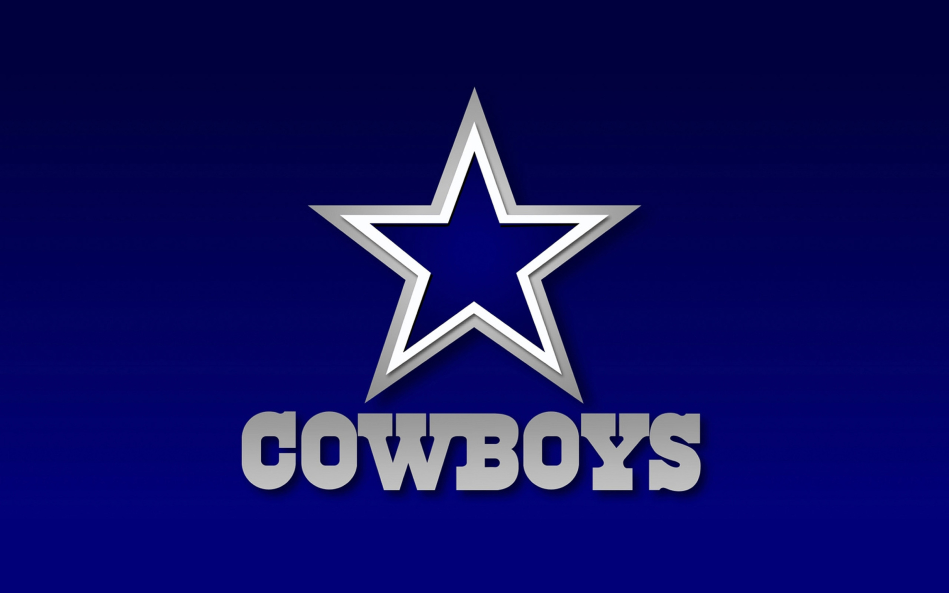 Screenshot №1 pro téma Dallas Cowboys Blue Star 1920x1200