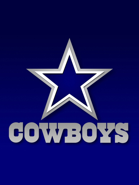 Обои Dallas Cowboys Blue Star 480x640
