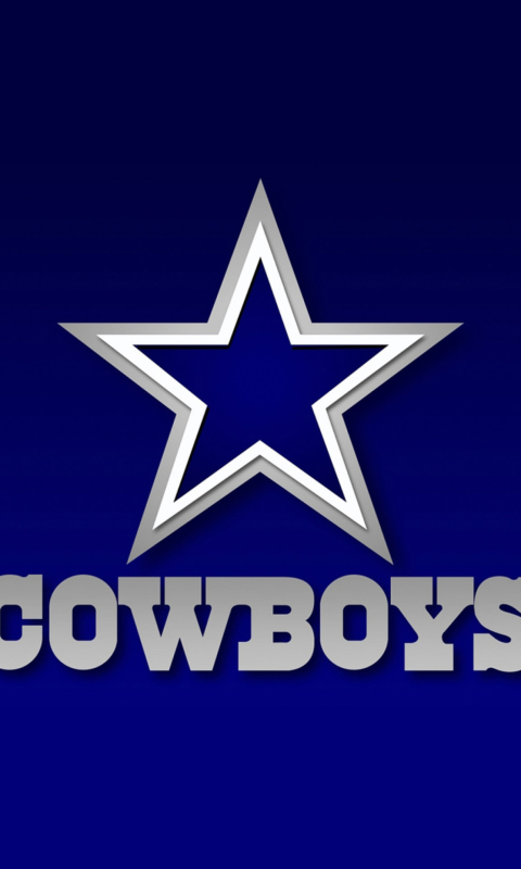Обои Dallas Cowboys Blue Star 480x800