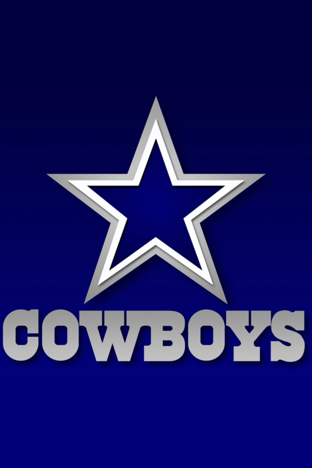 Обои Dallas Cowboys Blue Star 640x960