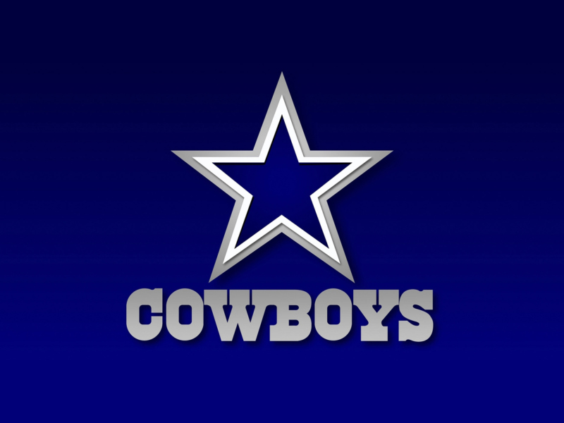 Screenshot №1 pro téma Dallas Cowboys Blue Star 800x600