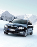 Das Skoda Superb Wallpaper 128x160