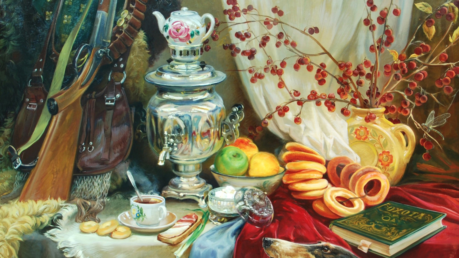 Das Painting, Still Life Wallpaper 1600x900