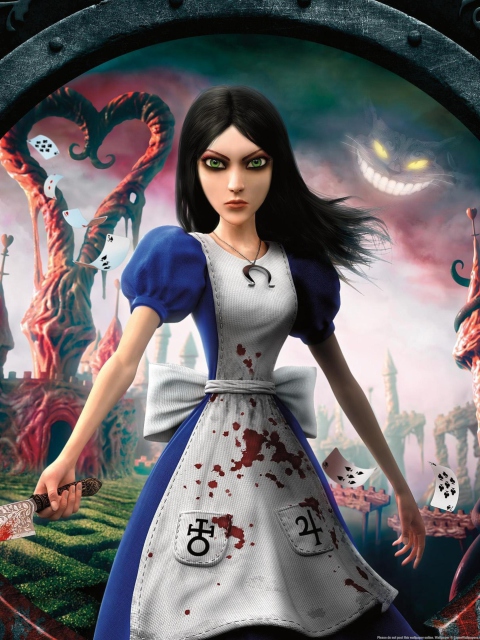 Sfondi Alice Madness Returns 480x640