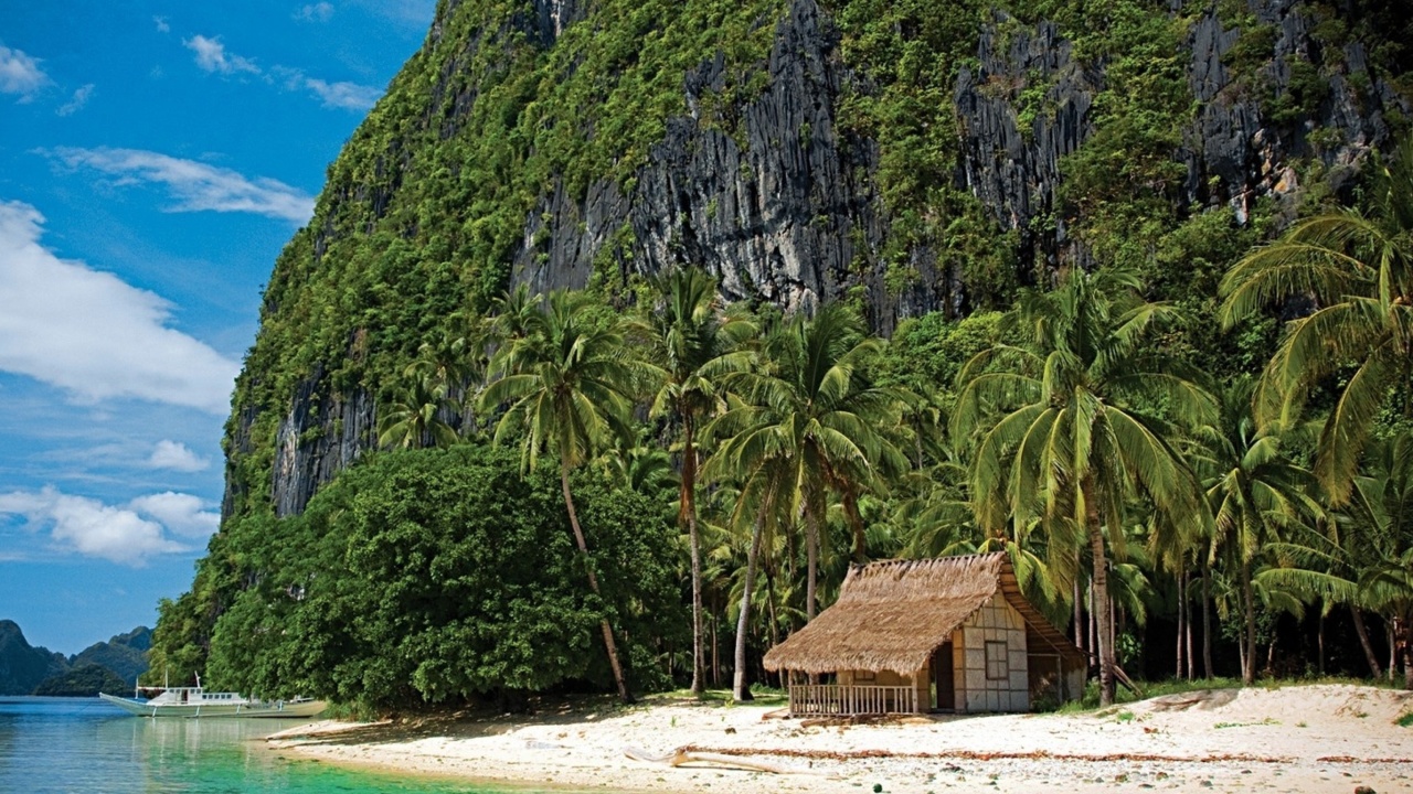 Das El Nido, Palawan on Philippines Wallpaper 1280x720