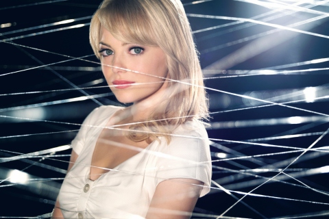 Emma Stone New Gwen Stacy wallpaper 480x320