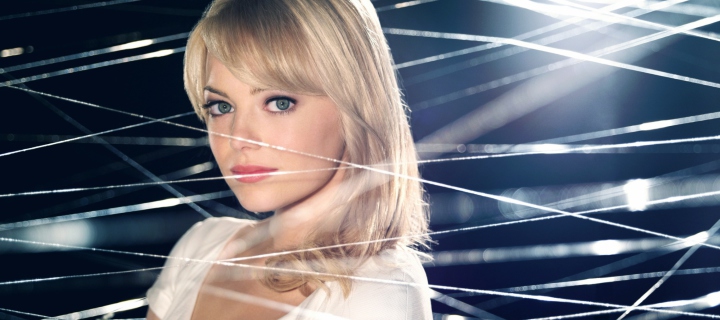 Обои Emma Stone New Gwen Stacy 720x320