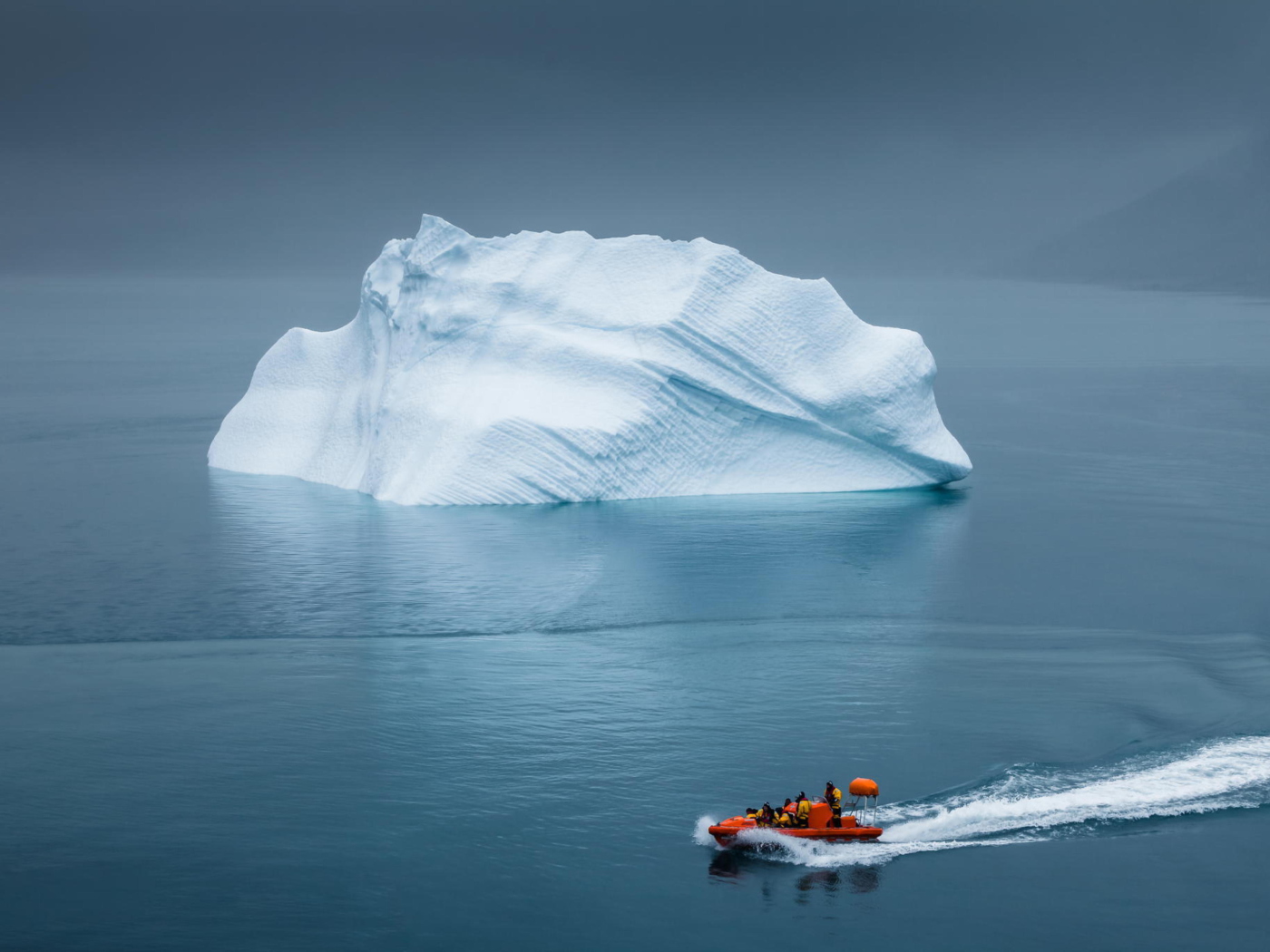Screenshot №1 pro téma Greenland Iceberg Lifeboat 1400x1050