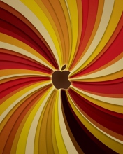 Das Apple Logo Wallpaper 176x220