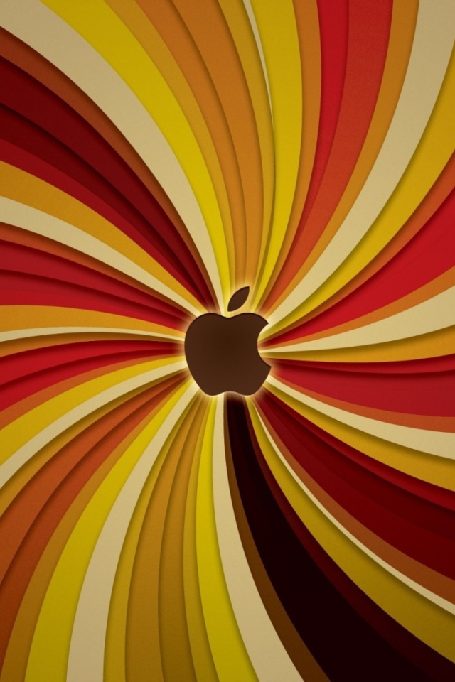 Обои Apple Logo 640x960