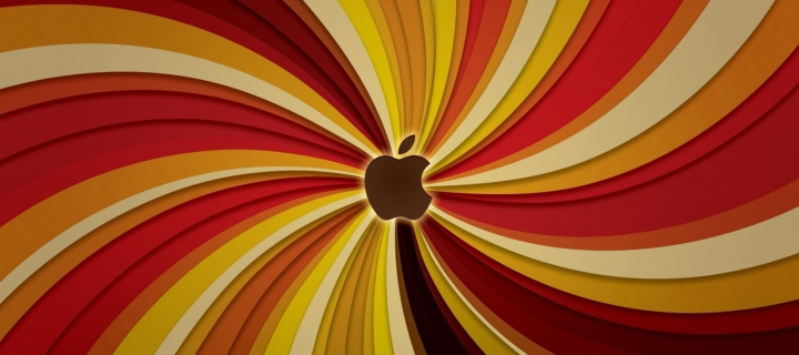 Das Apple Logo Wallpaper 720x320
