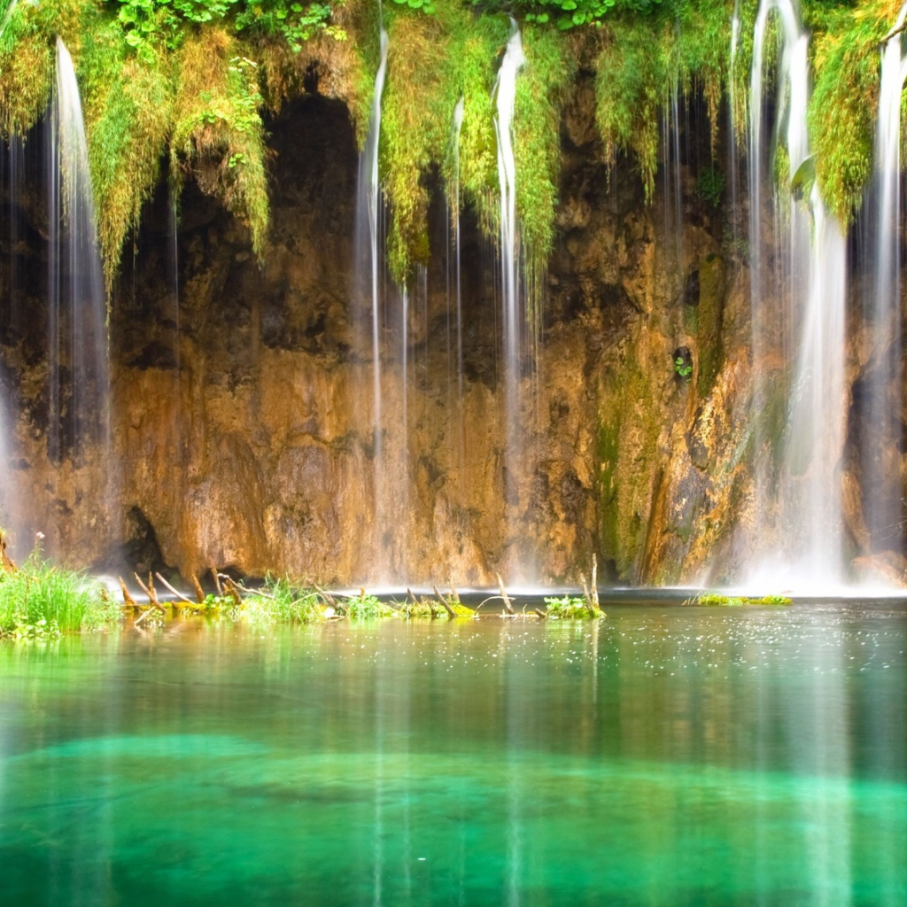 Screenshot №1 pro téma Jungle Waterfall 1024x1024