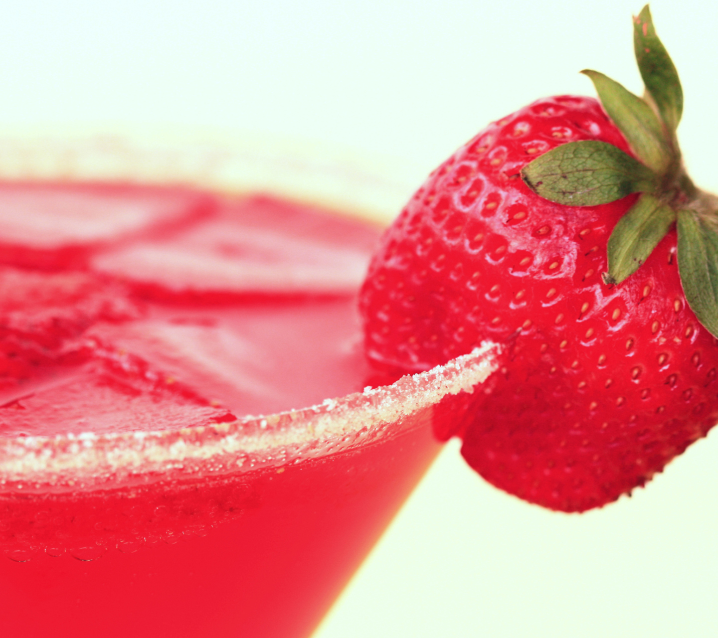 Strawberry Cocktail wallpaper 1440x1280