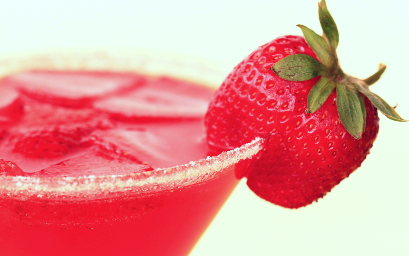 Screenshot №1 pro téma Strawberry Cocktail 1680x1050