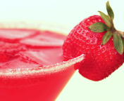 Strawberry Cocktail wallpaper 176x144