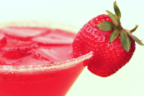 Strawberry Cocktail wallpaper 480x320
