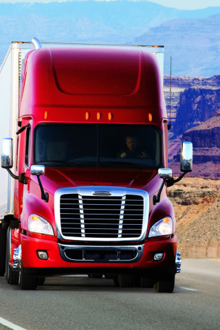 Fondo de pantalla Truck Freightliner 320x480