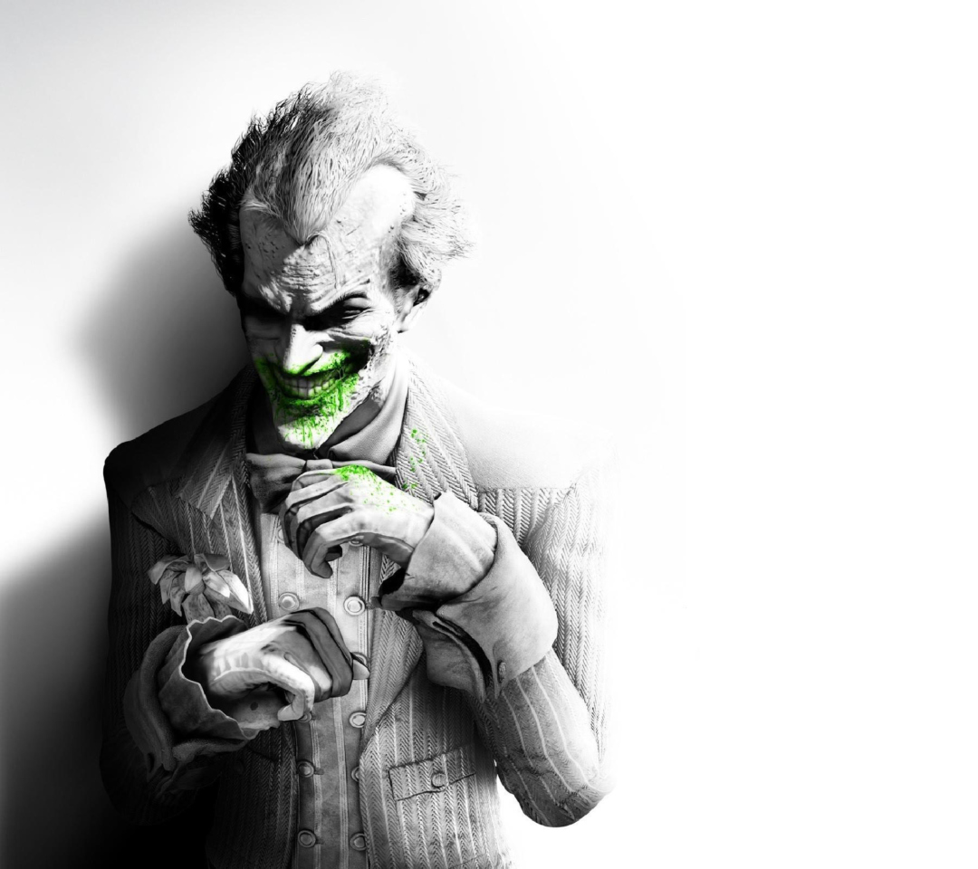 The Joker Arkham City wallpaper 1080x960