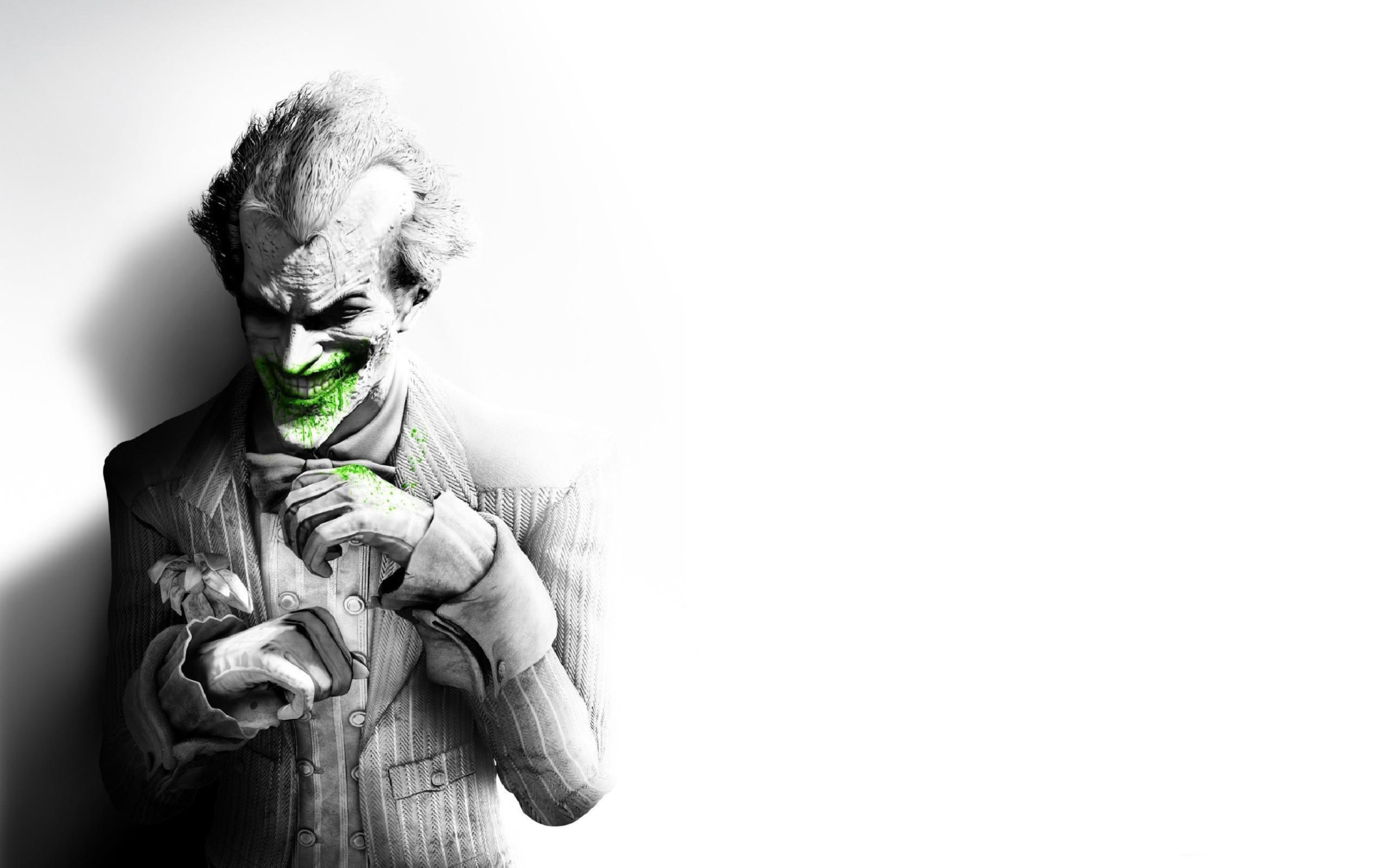 Обои The Joker Arkham City 2560x1600
