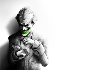 The Joker Arkham City wallpaper 320x240