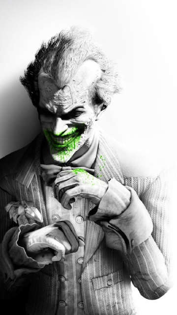 Обои The Joker Arkham City 360x640