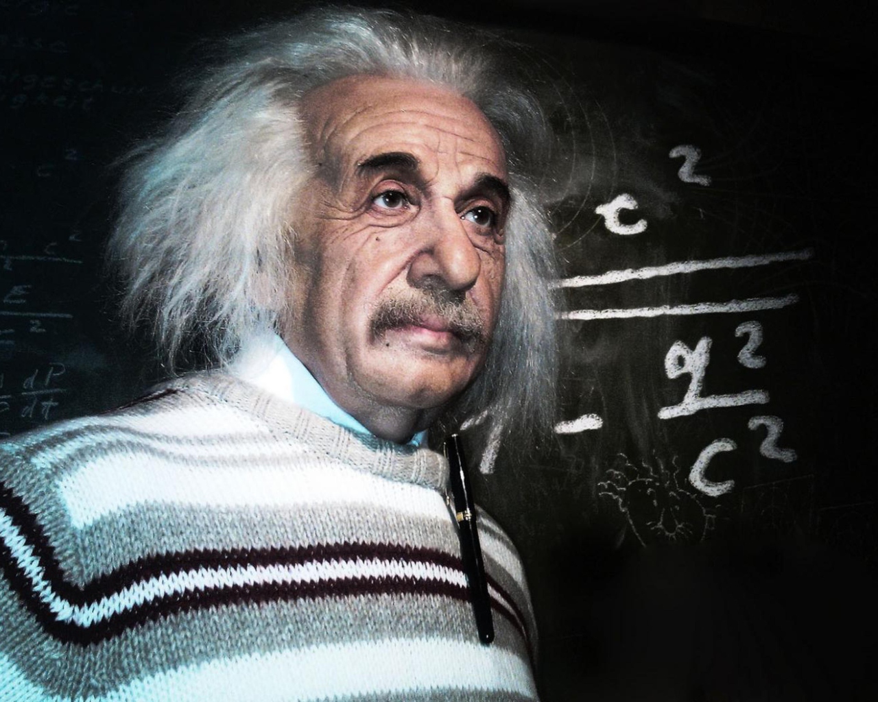 Albert Einstein wallpaper 1280x1024