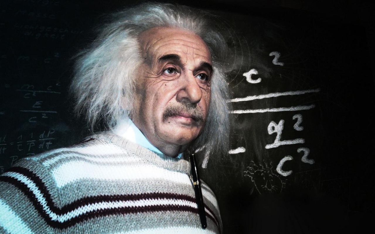 Albert Einstein wallpaper 1280x800