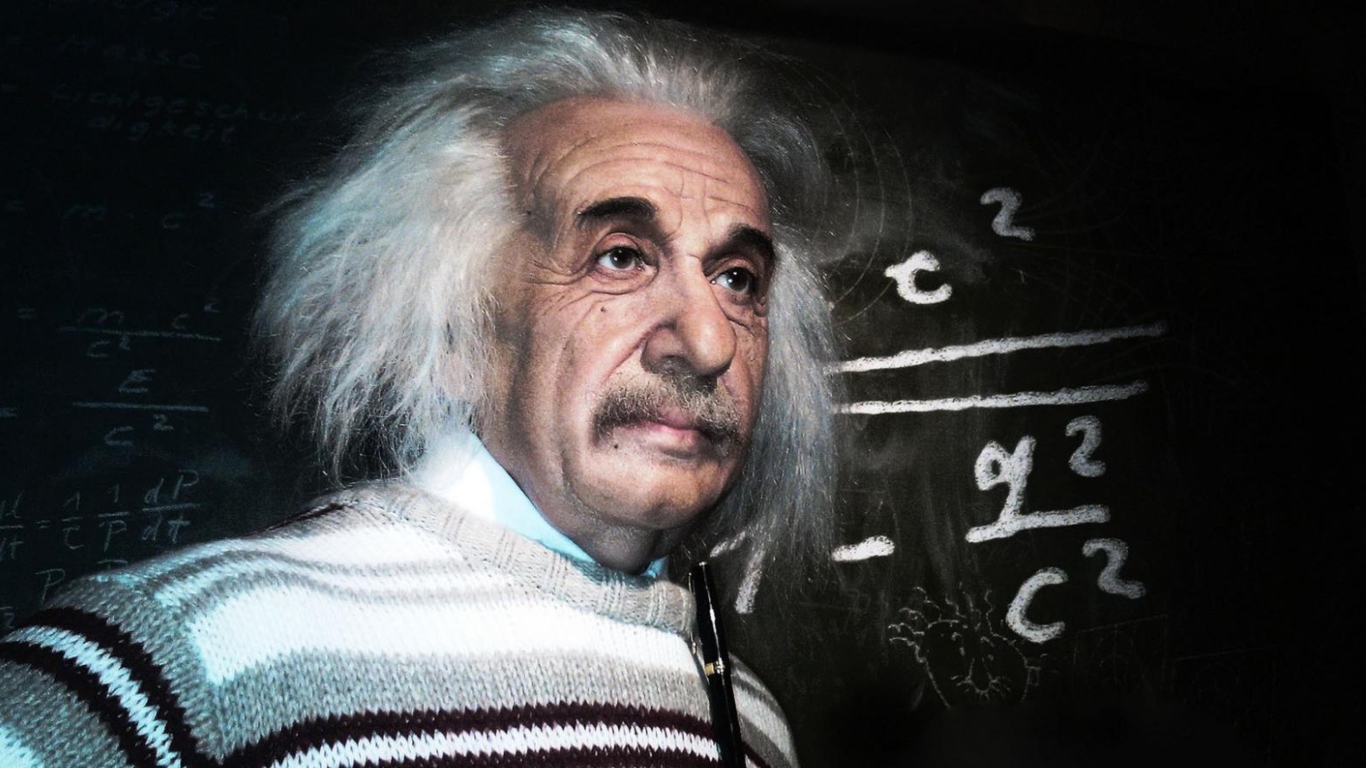 Sfondi Albert Einstein 1366x768