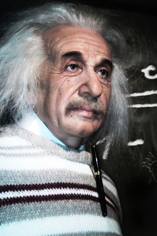 Das Albert Einstein Wallpaper 320x480
