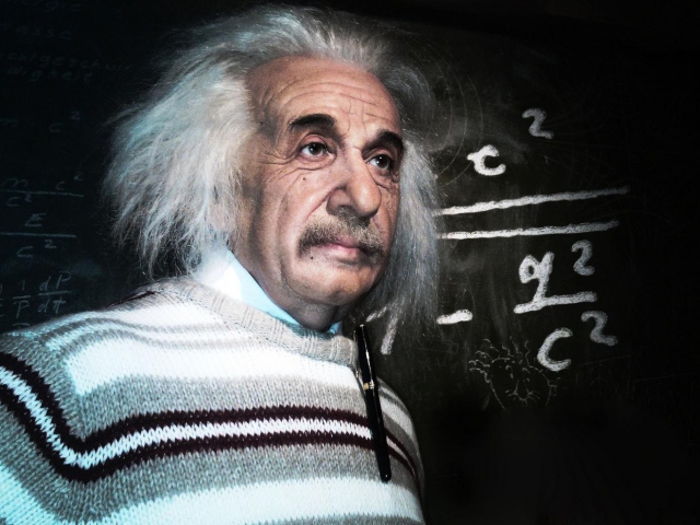 Das Albert Einstein Wallpaper 640x480