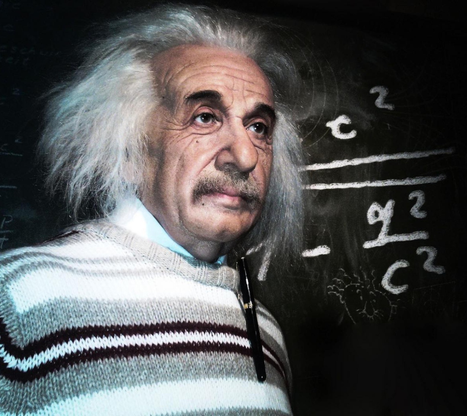 Das Albert Einstein Wallpaper 960x854