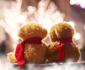 Fondo de pantalla Christmas Teddy 176x144
