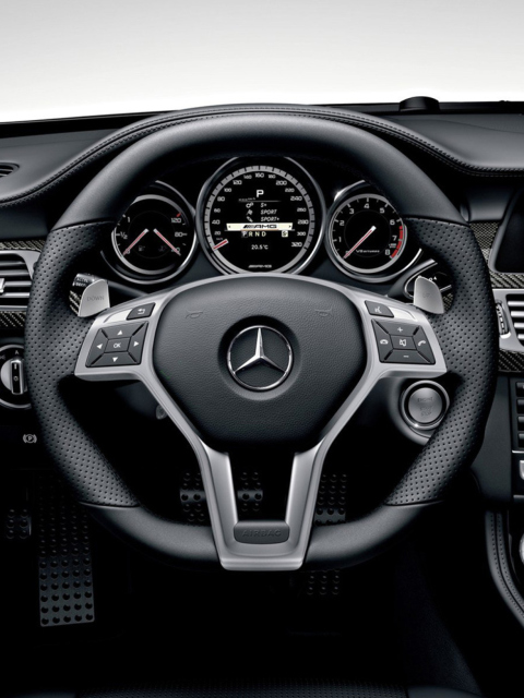 Fondo de pantalla Mercedes Benz CLS 480x640